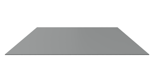 Лист плоский  1250 мм х 0,4 мм (оцинкованный)