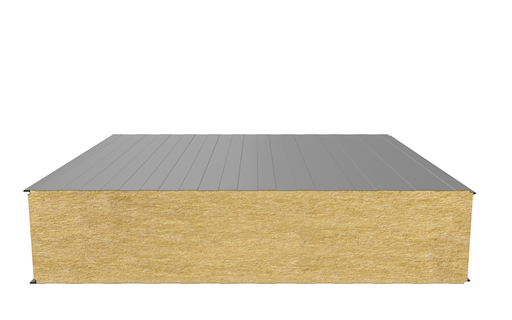 Стеновая сэндвич-панель (минеральная вата) 250 мм х 1000 мм (Трапеция)