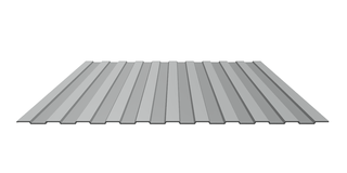 Профлист С-8 1150/1200 мм х 0,4 мм (оцинкованный)