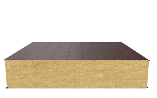 Стеновая сэндвич-панель (минеральная вата) 250 мм х 1000 мм (Накатка)