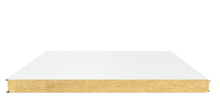 Стеновая сэндвич-панель (минеральная вата) 50 мм х 1000 мм (Гладкая)